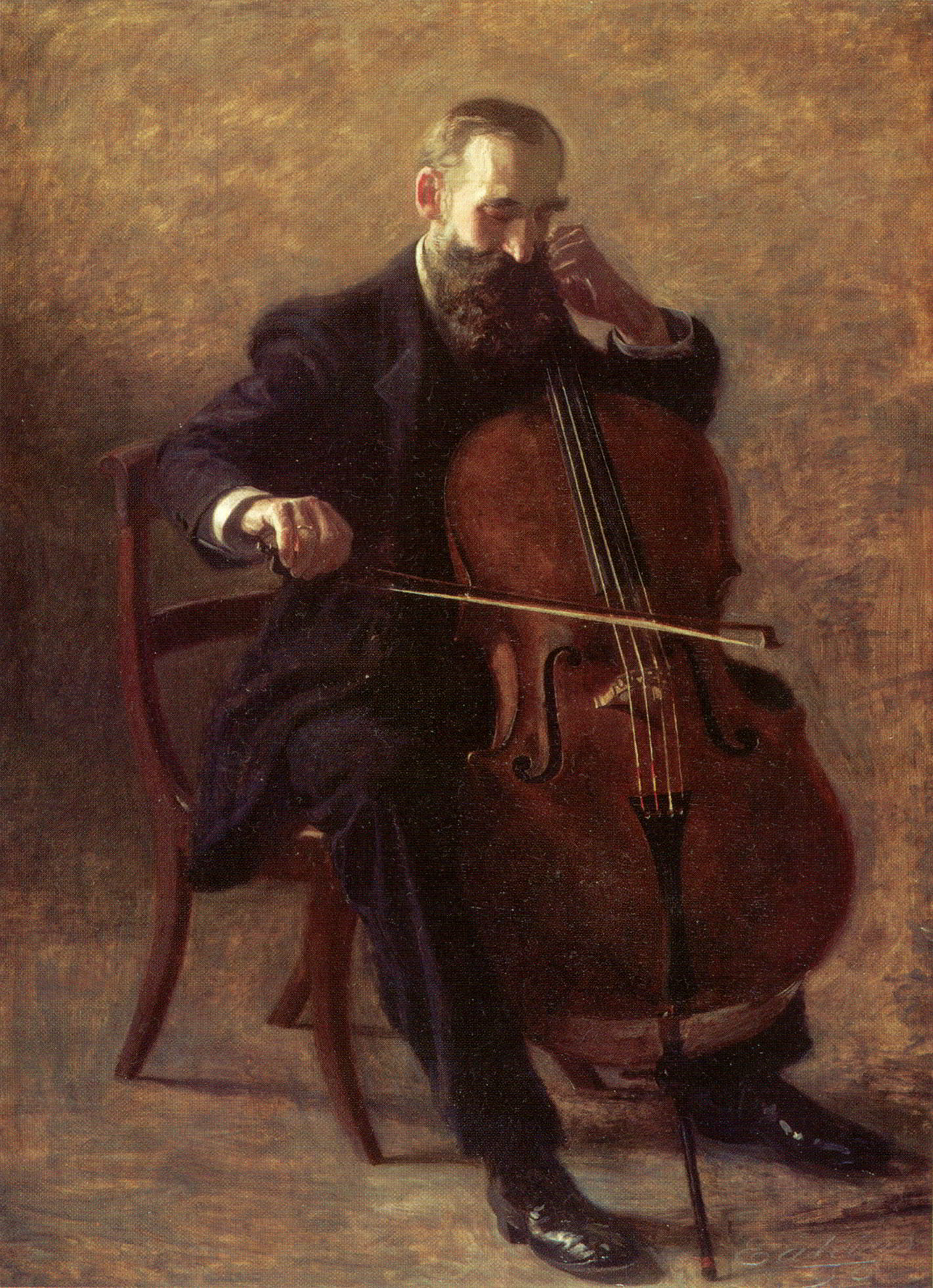 The Cello Player by Thomas Eakins