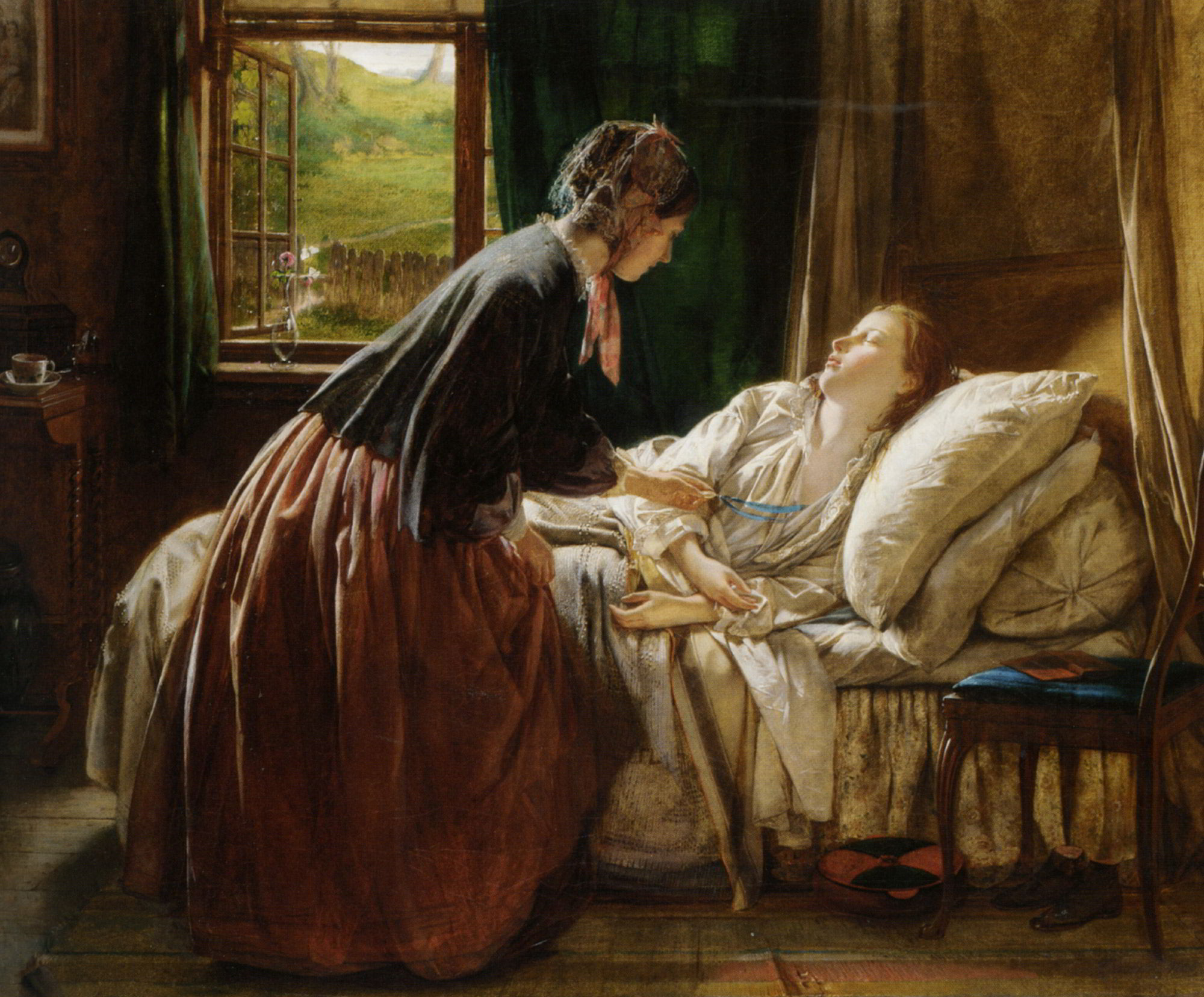 The Discovery by Edwin Thomas Roberts-Portrait Painting