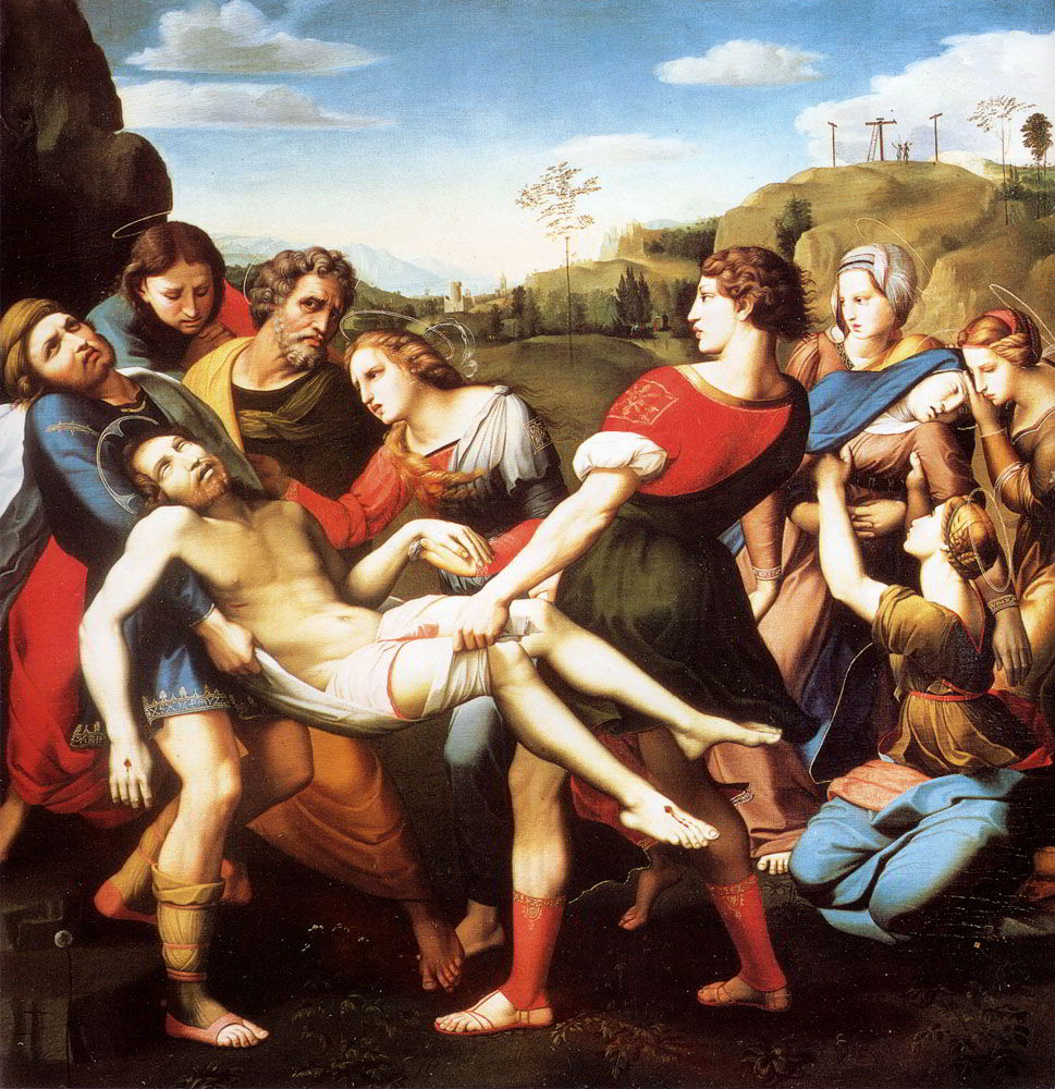 The Entombment by Sassoferrato-History Painting