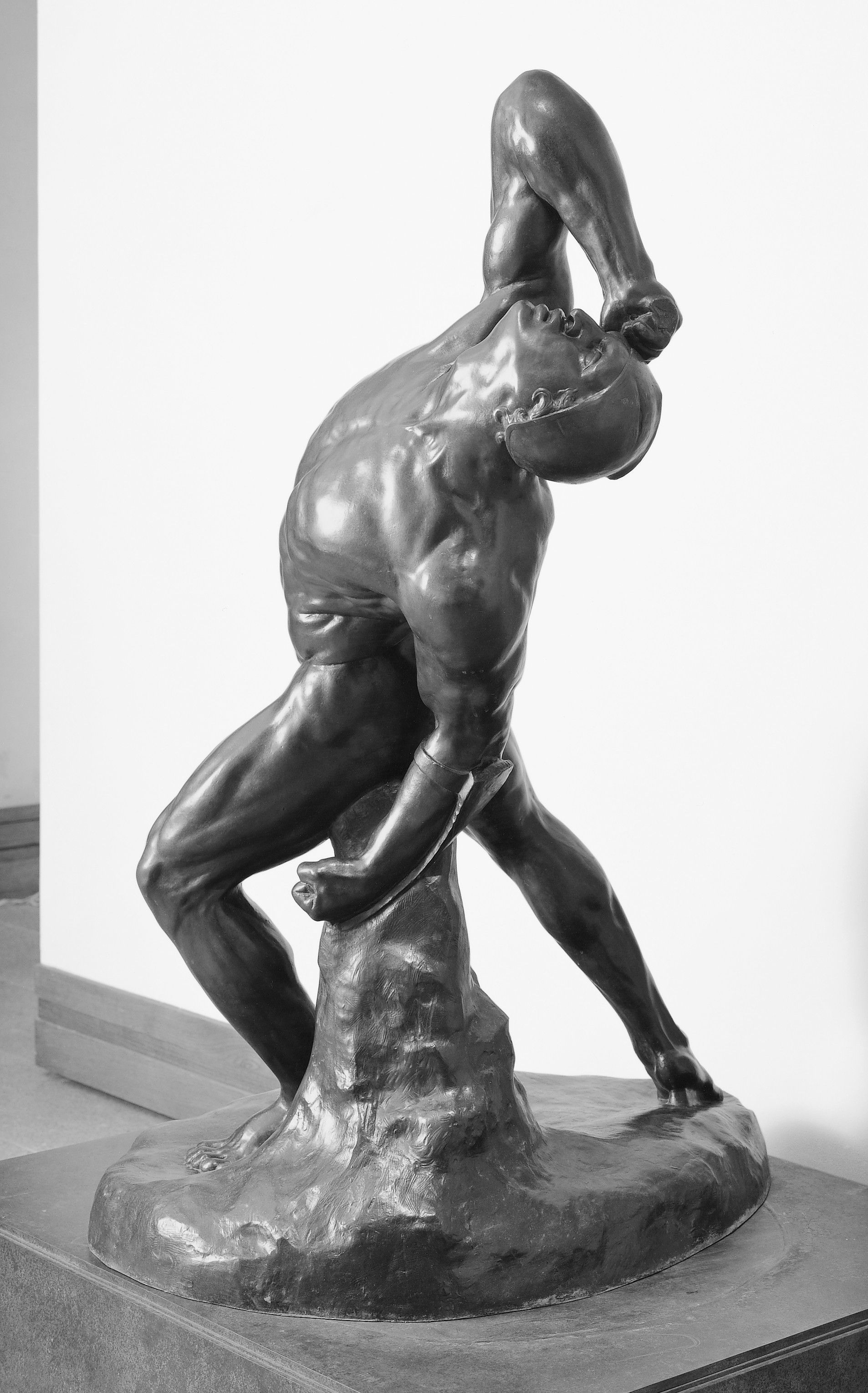The Falling Gladiator by William Rimmer- Sculpture