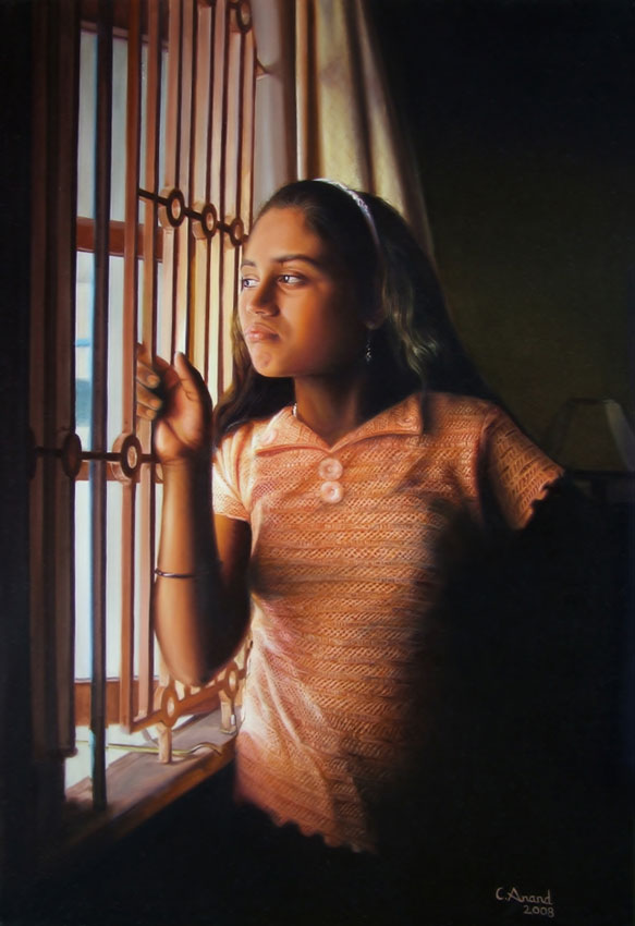 The Lonesome Girl by the Window by Anand PKC