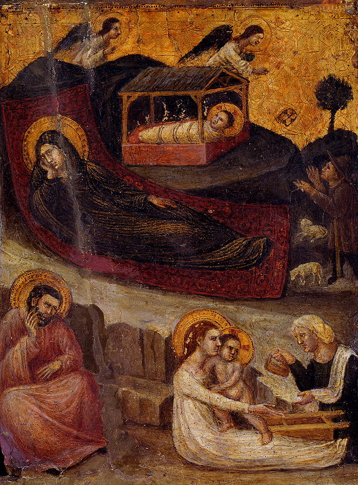 The Nativity by Pietro Da Rimini- Italian Painting