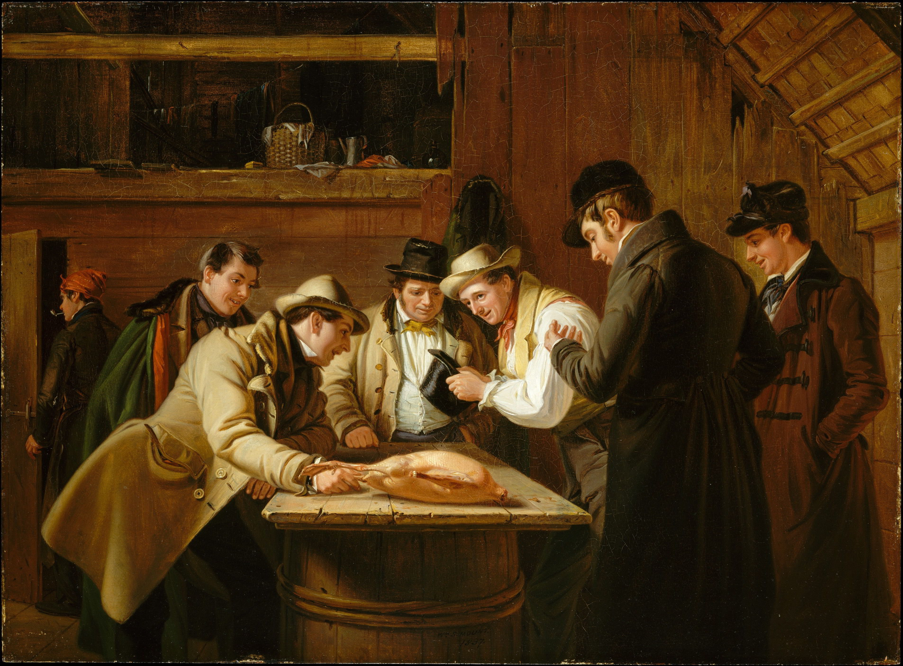 The Raffle (Raffling for the Goose) by William Sidney Mount