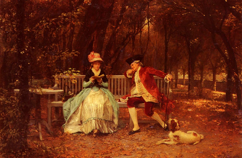 The Suitor by Louis Emile Adan