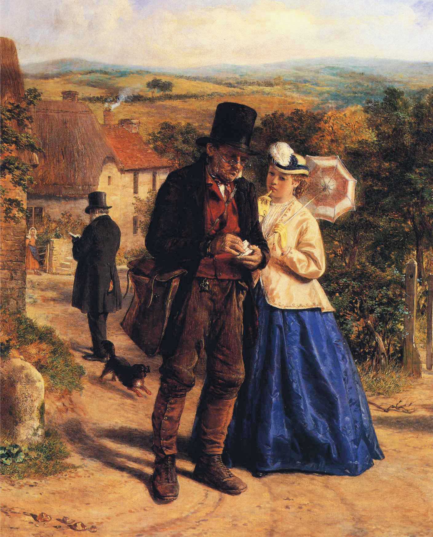 The Village Postman by William Hemsley