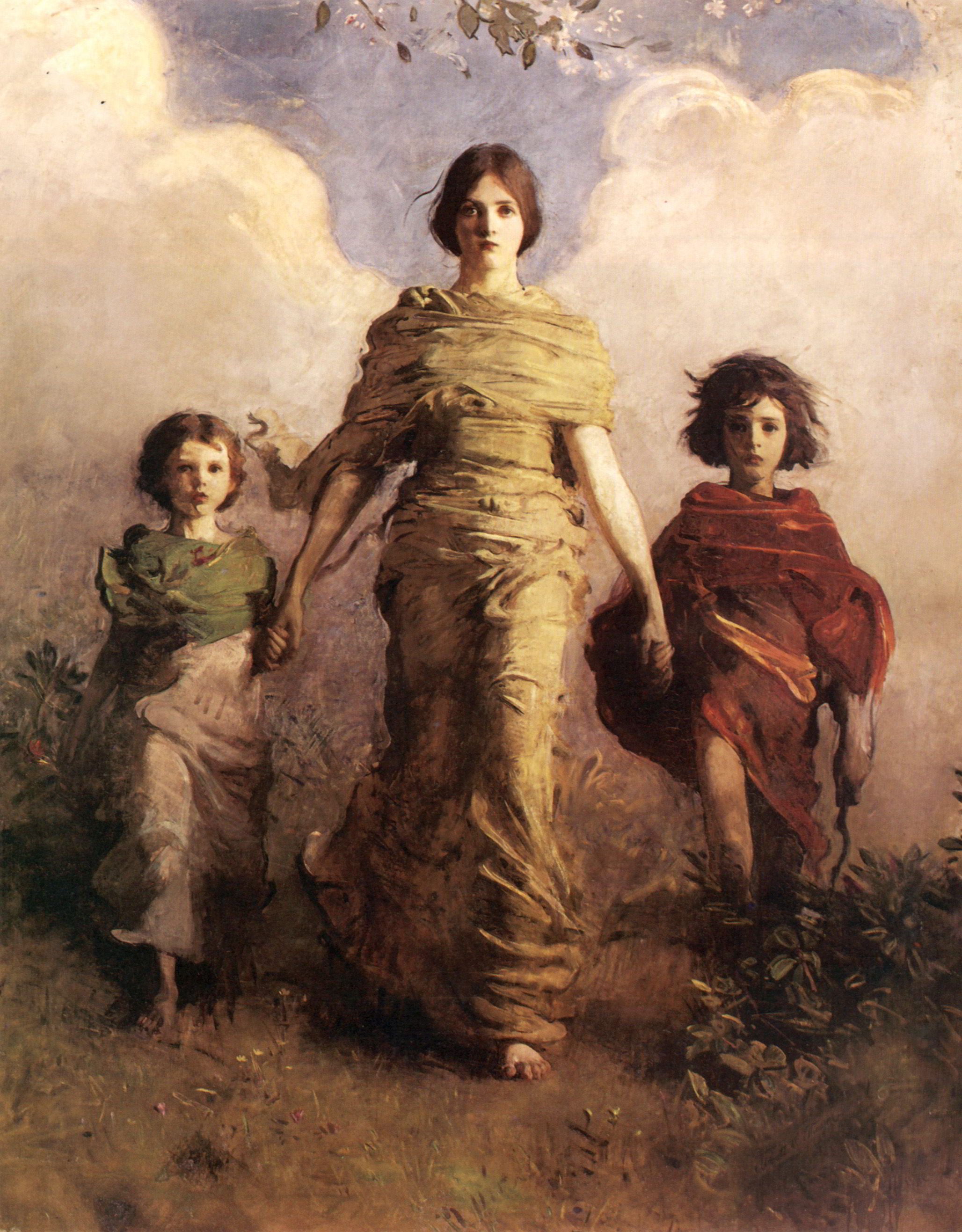 The Virgin by Abbott Handerson Thayer-American Painting
