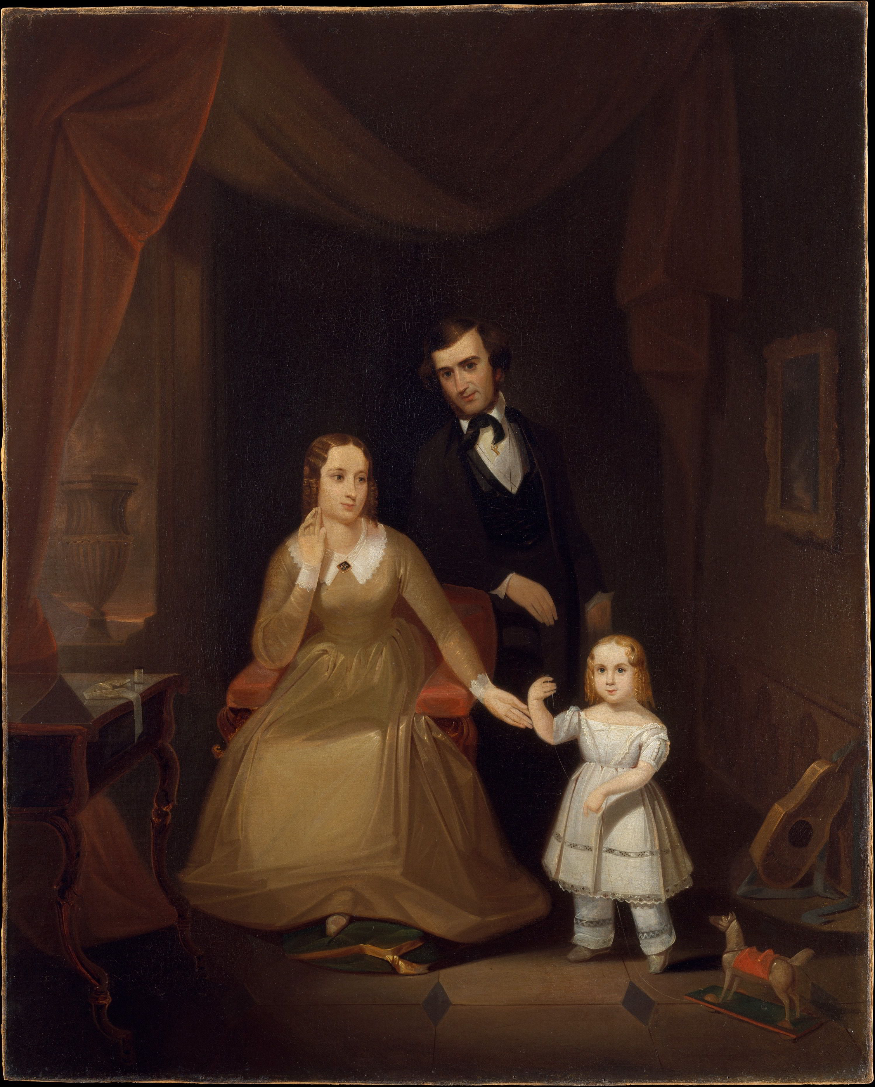 The Williamson Family by John Mix Stanley-Oil Painting