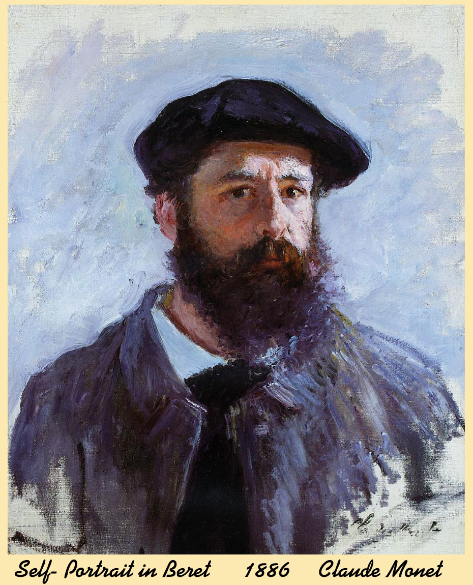 Self-portrait in Beret by Claude Monet