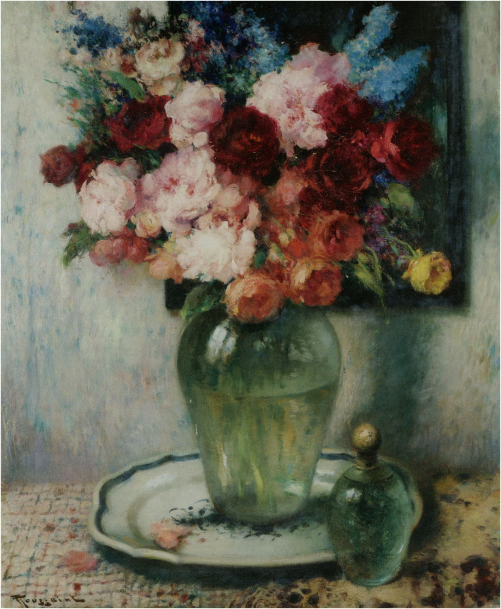 Vase de Fleurs by Fernand Toussaint-Oil Painting