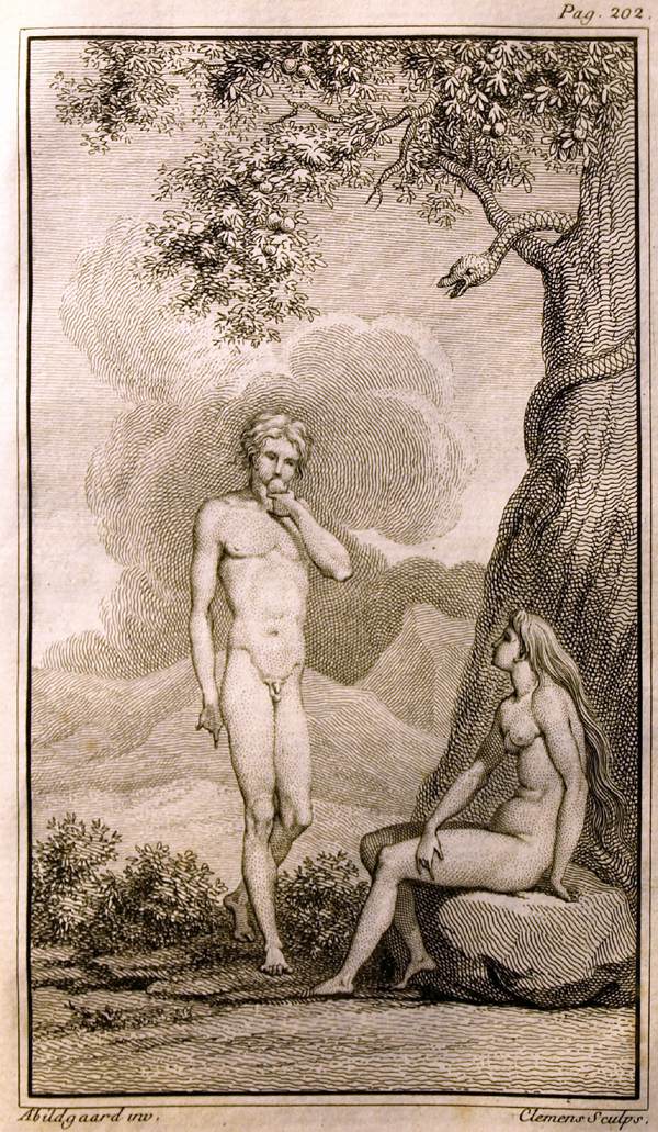 Adam and Eve by Nicolai Abildgaard