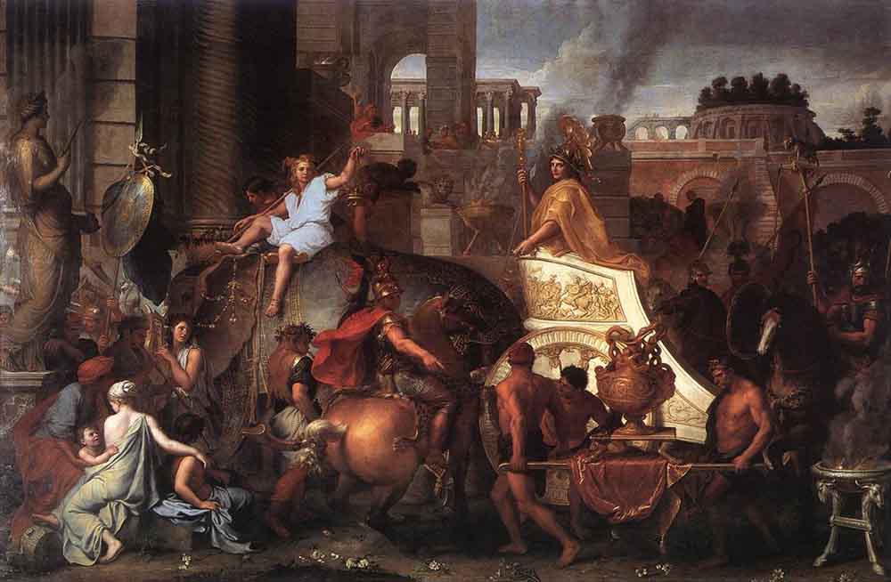 Entry of Alexander into Babylon by Charles Le Brun
