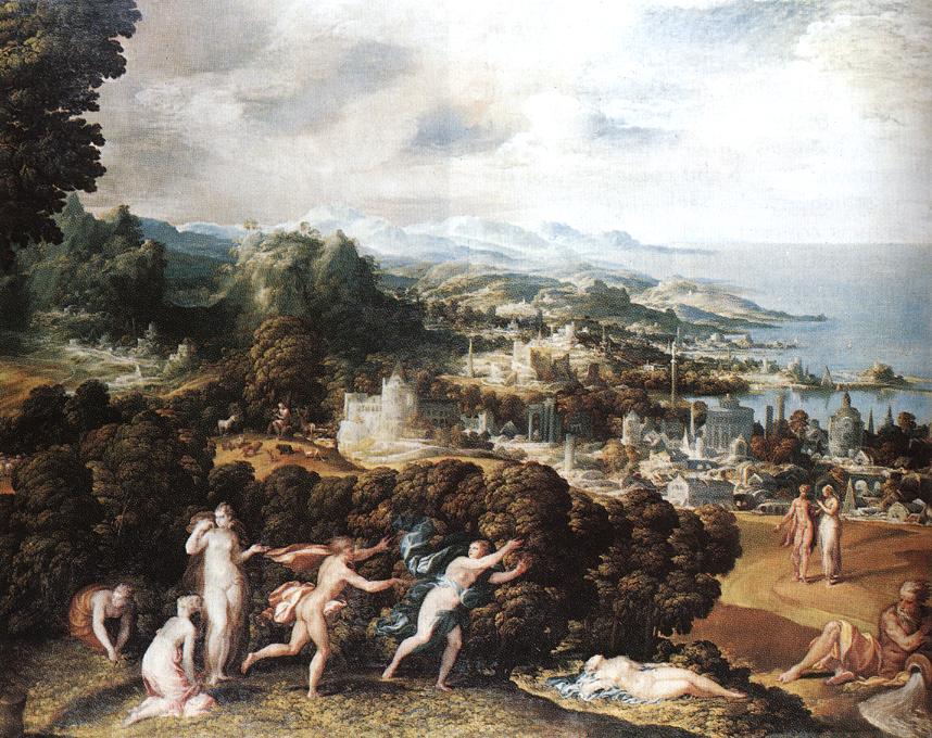 Orpheus and Eurydice by Niccolo dell' Abbate