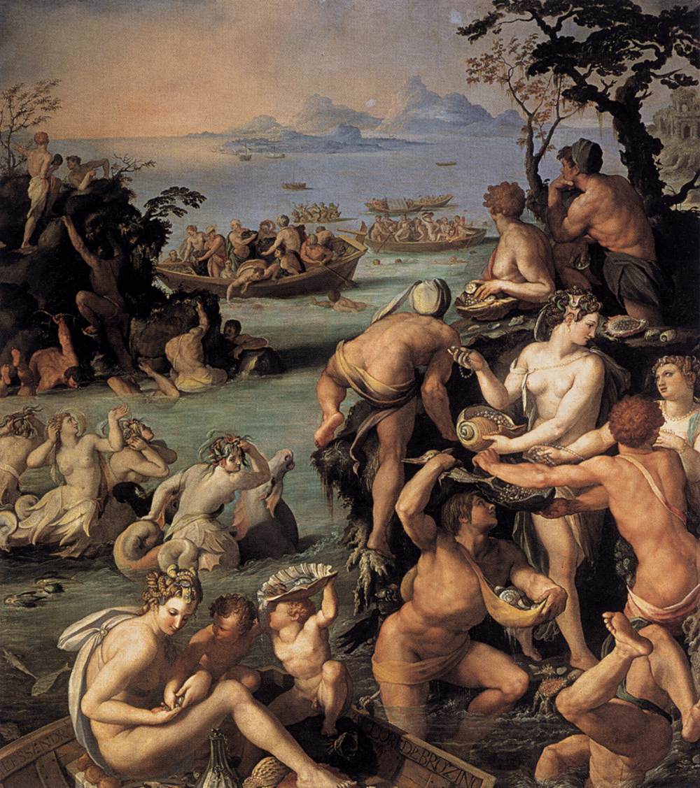 Pearl Fishers by Alessandro Allori