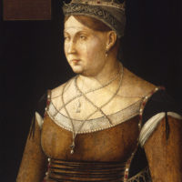 Caterina Cornaro, Queen of Cyprus by Gentile Bellini