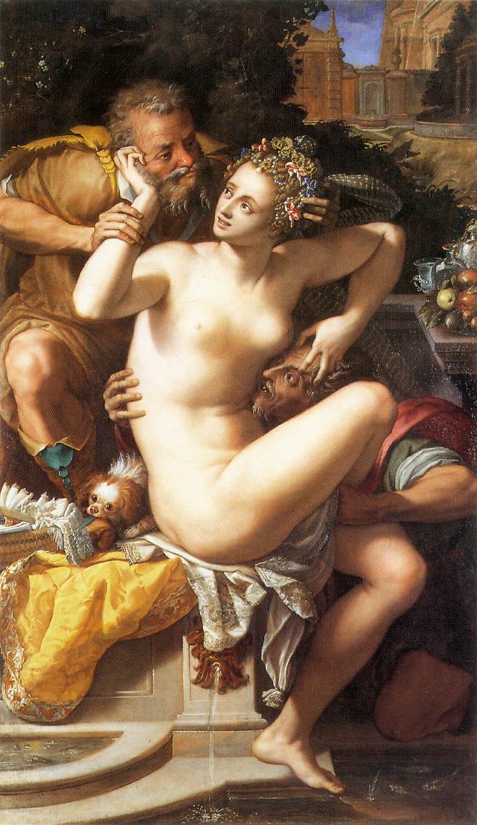 Susanna and The Elders by Alessandro Allori