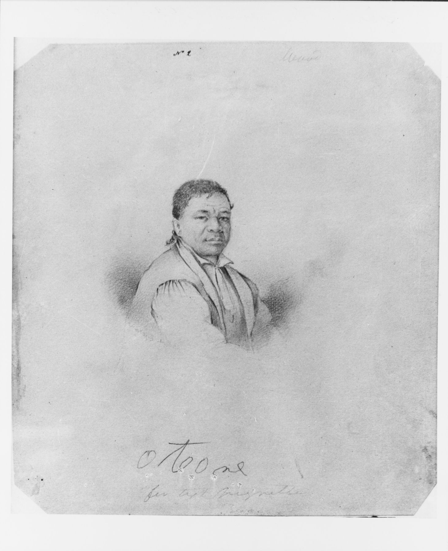 The Tahitian Chief Otore (from McGuire Scrapbook) by Alfred Thomas Agate