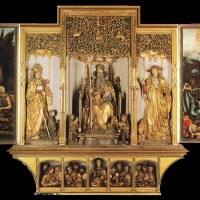 Isenheim Altarpiece (third view) by Matthias Grunewald