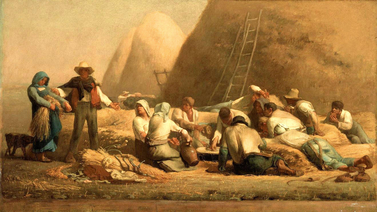 Harvesters Resting by Jean Francois Millet