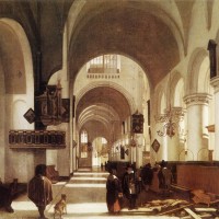 Interior of a Church by Emanuel de Witte