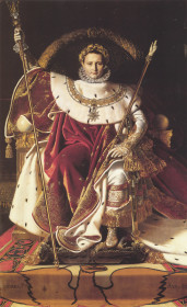Napoleon I on his Imperial Throne by Jean Auguste Dominique Ingres