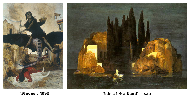 Plague and Isle of The Dead Paintings