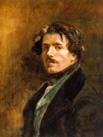 Self-portrait by Eugene Delacroix