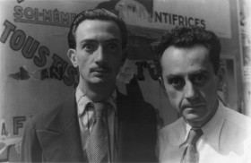 Salvador Dali (on left) and Man Ray (on right), photograph by Carl Van Vechten