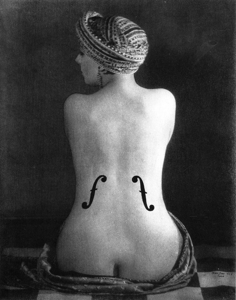 Violin de Ingres, Photograph by Man Ray