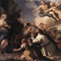 Psyche Honoured by the People by Luca Giordano