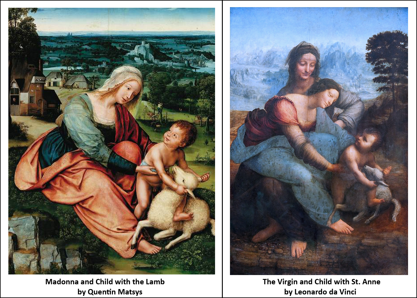 Leonardeschi painting comparision