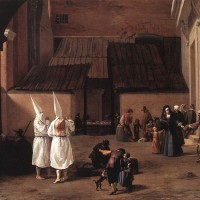 The Flagellants by Pieter van Laer