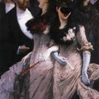 At the Masquerade by Charles Hermans
