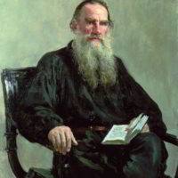 Portrait of Leo Tolstoy by Ilya Repin