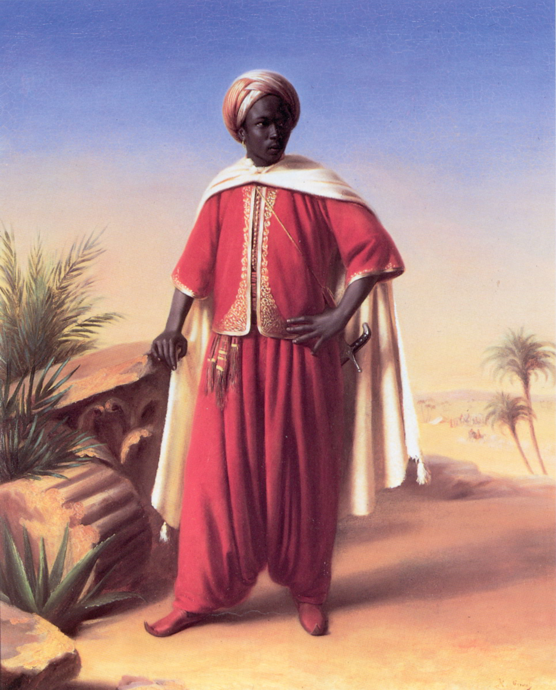 Portrait of an Arab by Horace Vernet