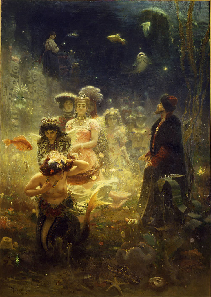 Sadko in the Underwater Kingdom by Ilya Repin