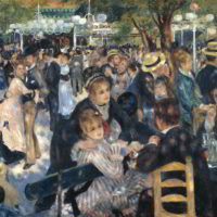 The Ball at the Moulin de la Galette by Pierre Auguste Renoir