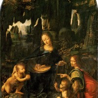Virgin of the Rocks by Leonardo da Vinci (Louvre version