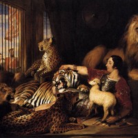 Isaac van Amburgh and his Animals by Sir Edwin Henry Landseer