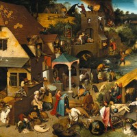 Netherlandish Proverbs by Pieter Bruegel the Elder