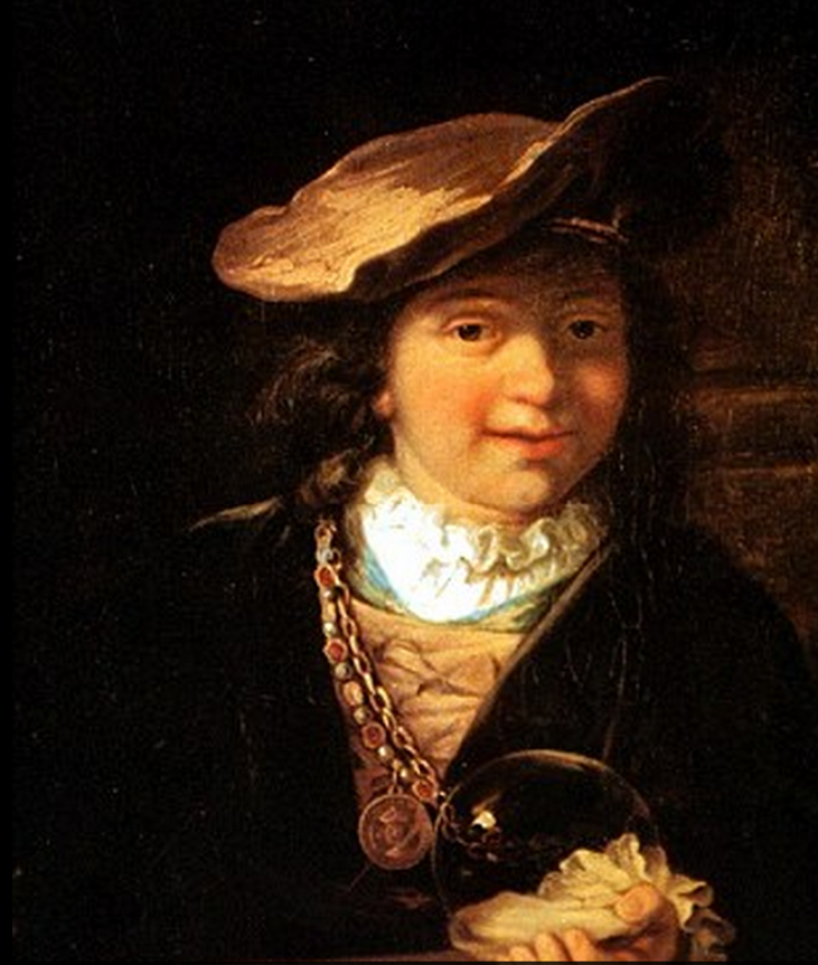 Child with Soap Bubble by Rembrandt