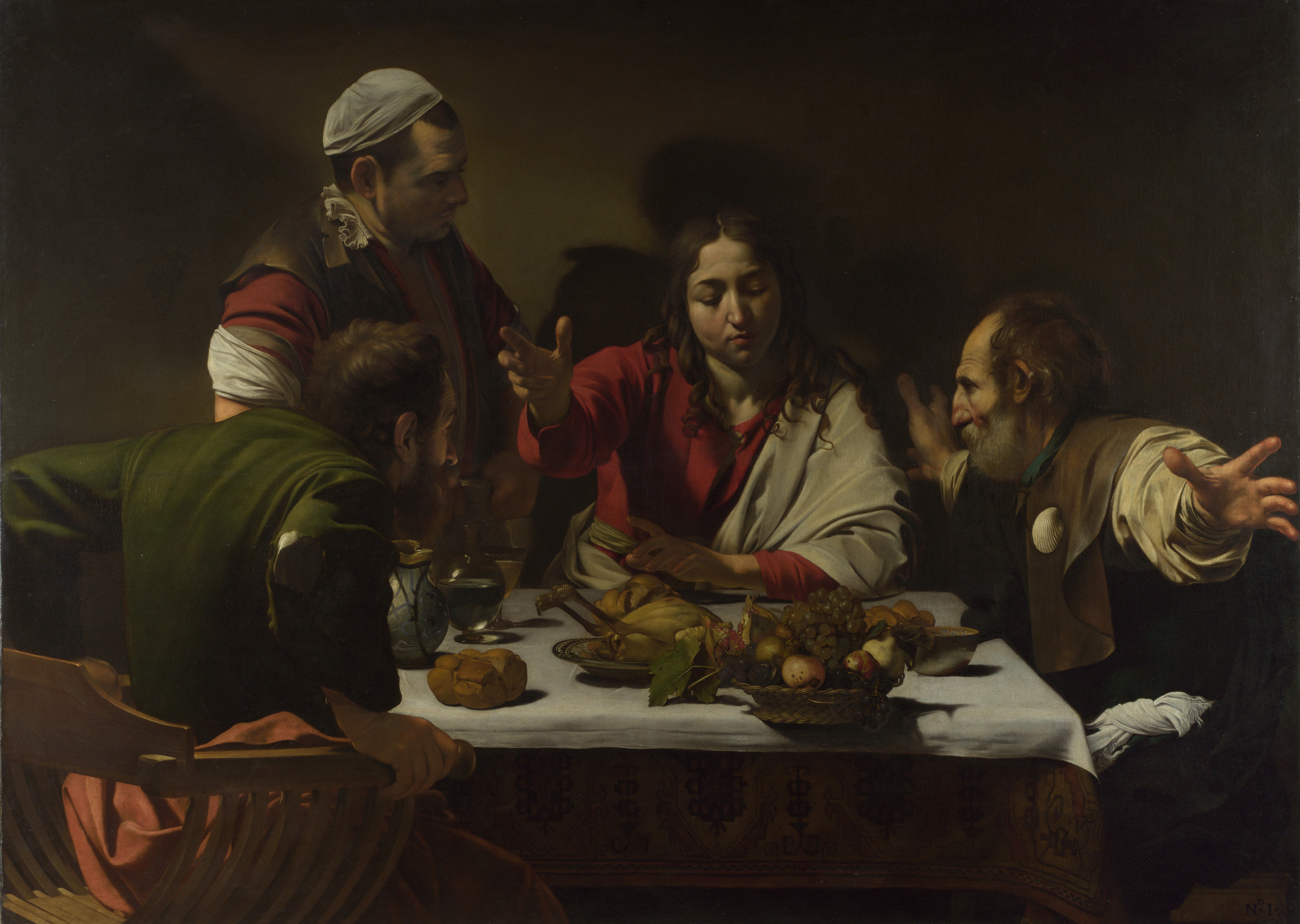 The Supper at Emmaus by Caravaggio