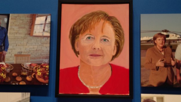 Angela Merkel by George W. Bush