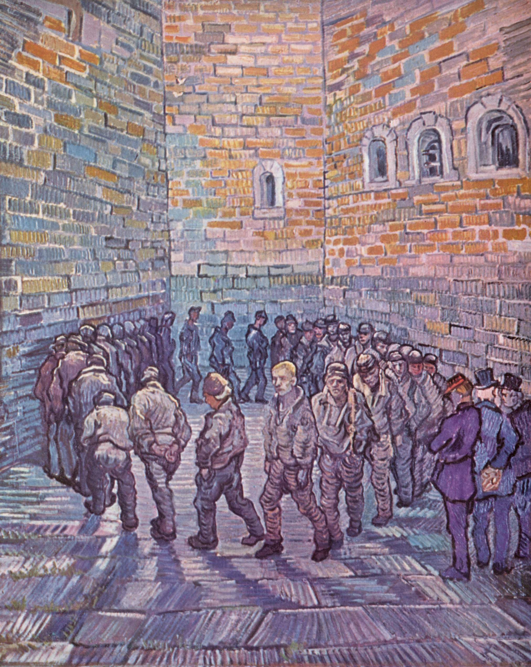 Prisoners' Round by Vincent van Gogh-Oil Painting