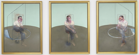 Three Studies For A Portrait Of John Edwards by Francis Bacon