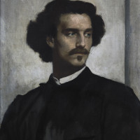 Self-portrait by Anselm Friedrich Feuerbach