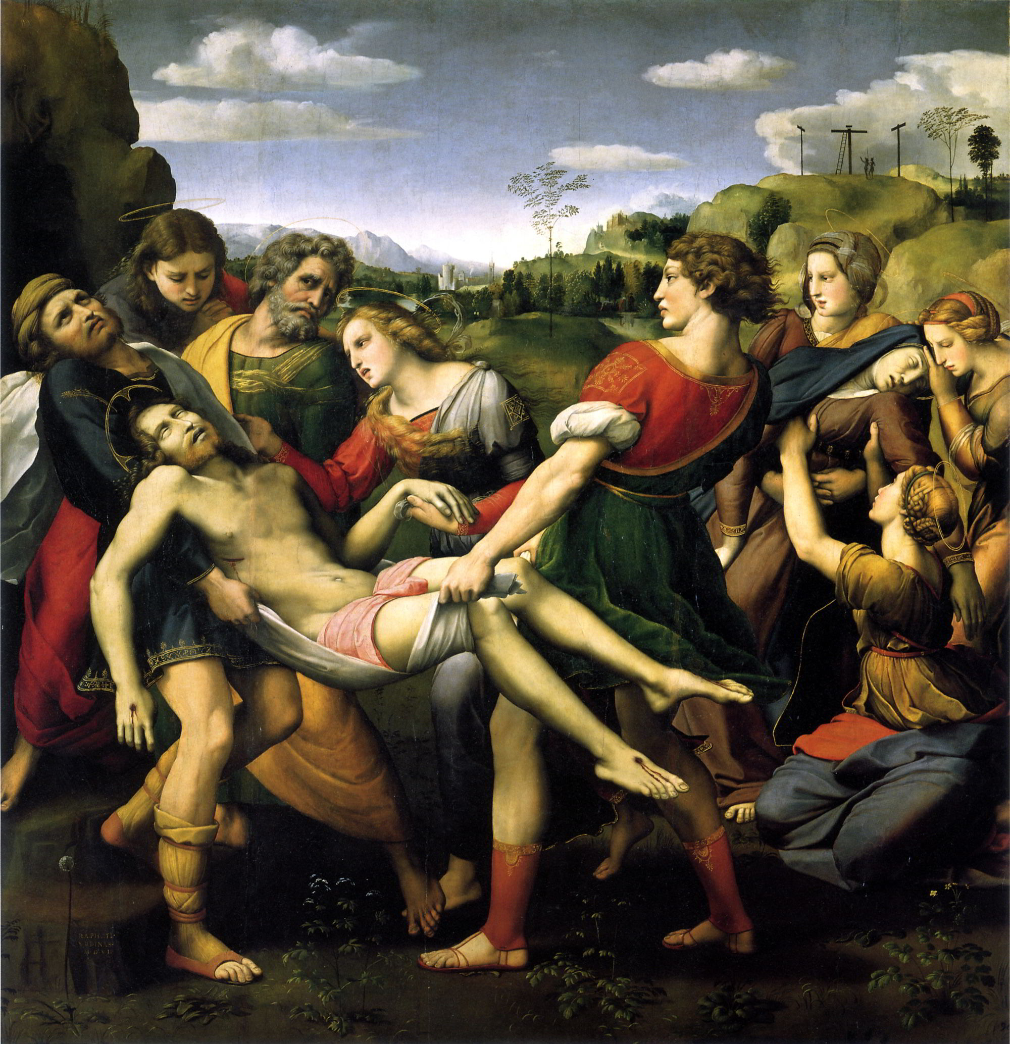 The Deposition of Christ by Raphael