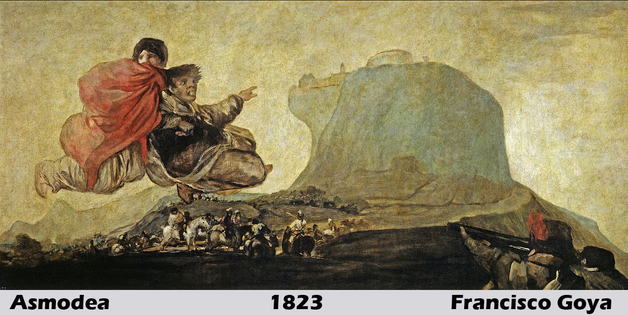 Asmodea by Francisco Goya