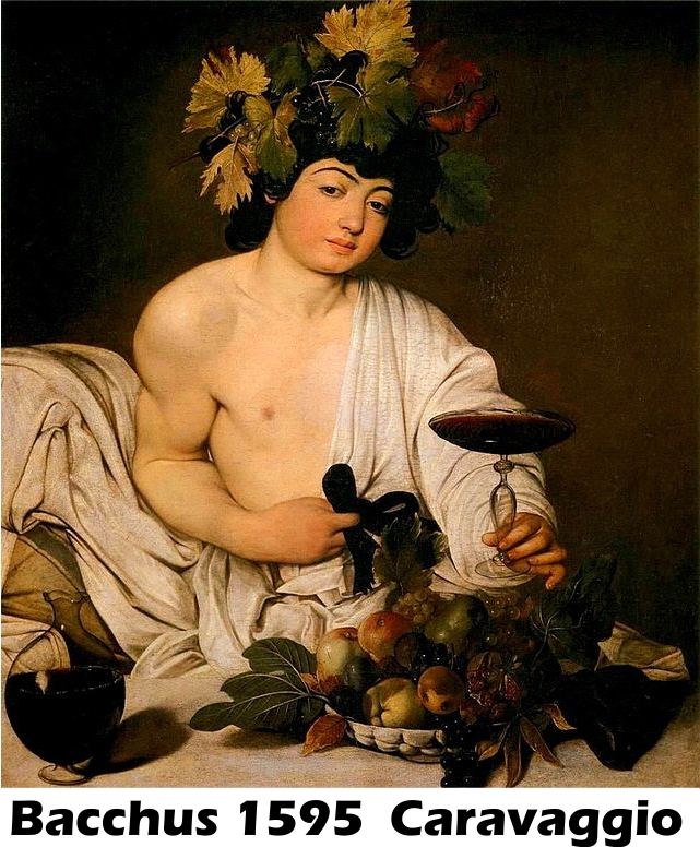 Bacchus by Caravaggio-History Painting