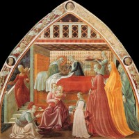 Birth of the Virgin by Paolo Uccello