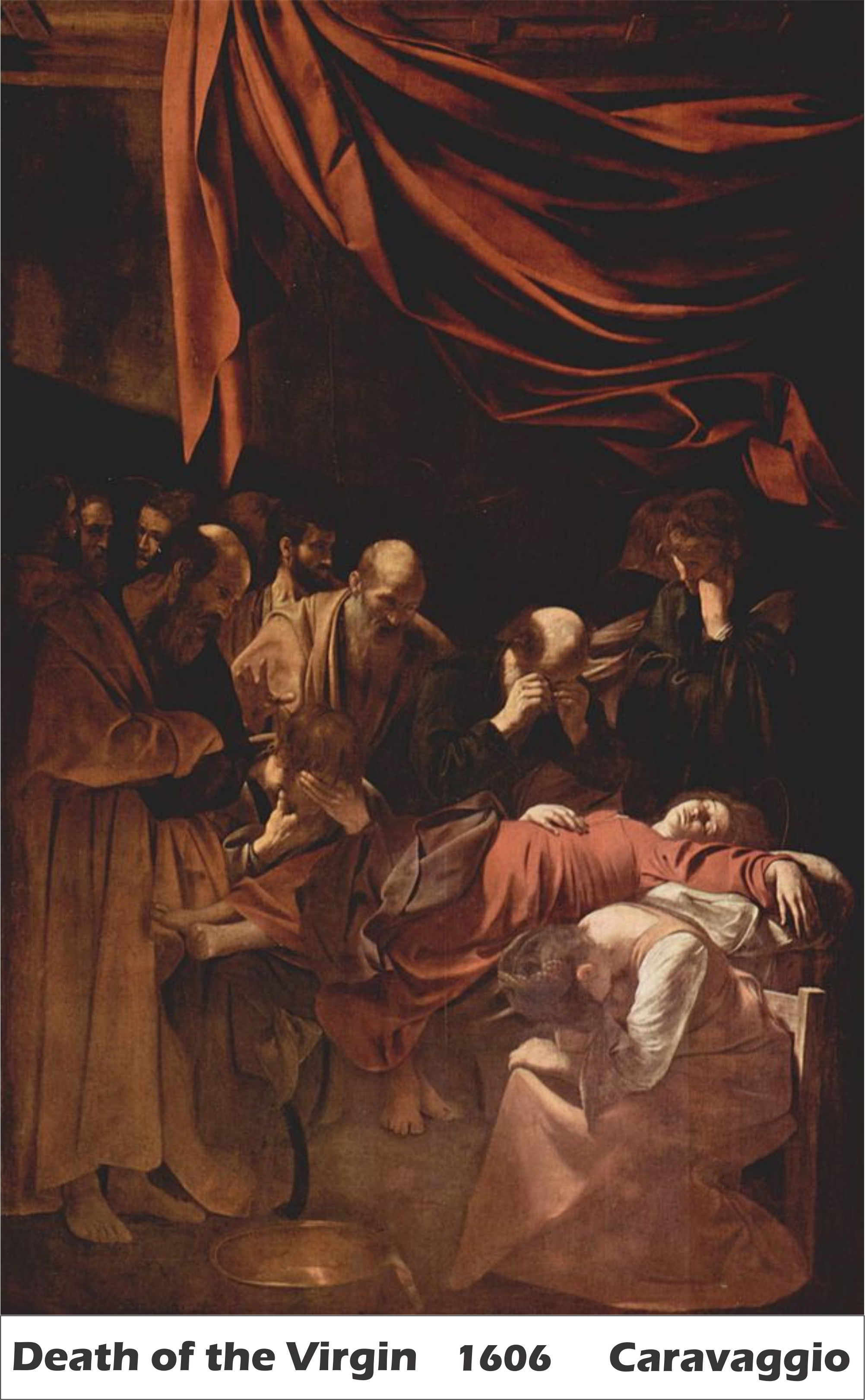 Death of the Virgin by Caravaggio